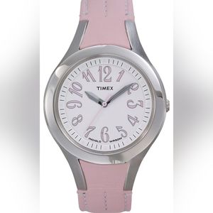 Timex Watch with Leather Band